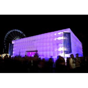 China inflatable Concert Hall made with blow up cubic tent on sale