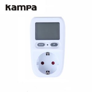 China High quality Digital display smart socket with EU plug with Lcd Display on sale