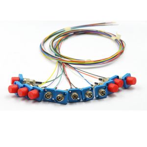 12F Single Mode Fiber Patch Cord 900UM Wave Length With FC Adapter