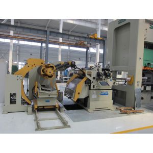 Coil Handling System Decoiler Straightener Feeder With Upper 6 Work Roll