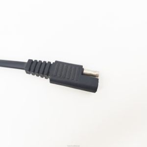 Custom DC Charging Cable with Alligator Crocodile Clip for Machine Applications