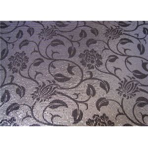 Silkscreen Type Metallic Mesh Fabric Aluminum Material For Room Dividers