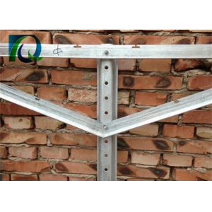 Customized Y Style Open Gable Trellis System Head Trellising Support 5.0MM Thick