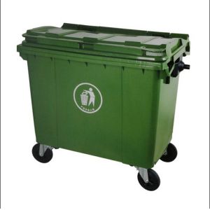 660 liter high quality trash can hdpe garbage bin wheelie waste container