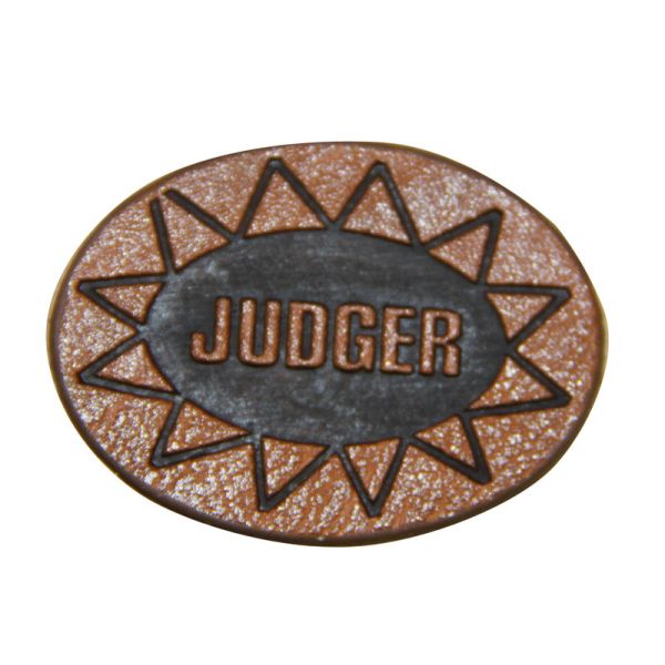 Quality Custom Embossed Leather Eye Patches / self adhesive leather patches for sale