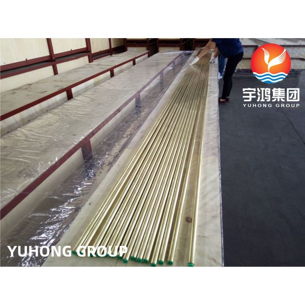 ASTM B111 C44300 Heat Exchanger Refrigerator Condenser Admiralty Brass Seamless