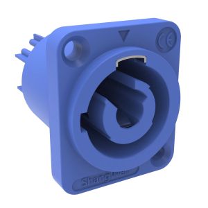 Wholesale China Manufacture IP44 Indoor 3-Pin Triple Core Power Connector Socket Durable Flame-retardant 4-Pack AC Powercon Connectors from china suppliers