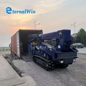 3-12 Ton Diesel Spider Crawler Crane with Telescopic Boom