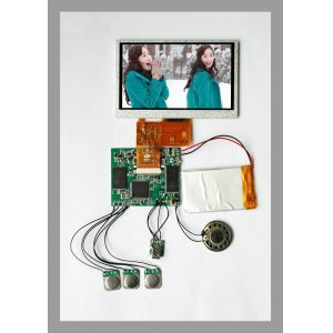 Buy cheap A5 size 3.5 inch TFT video module 512M, 1G LCD Greeting Card with push button from wholesalers