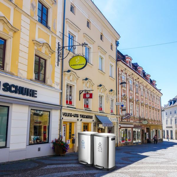 Quality Anti Scratch 100L Two Compartment Garbage Can for sale