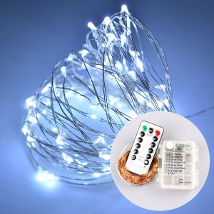 13 Key IR Remote Control 3*AA Battery Powered LED String Lights For Christmas,