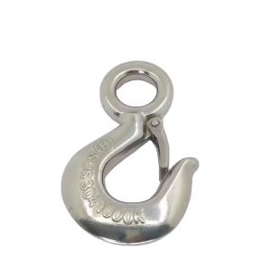 Heavy Duty Safety Chain Hooks With Latch For Tow Crane Lift Rigging Hardware