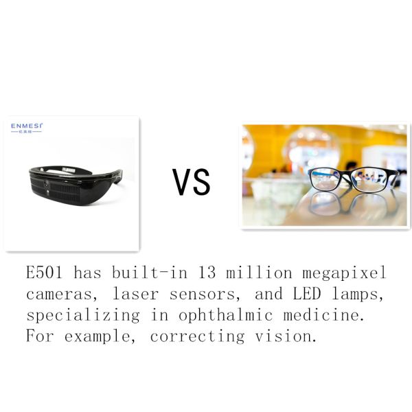 13MP Camera Correct Vision Correction Glasses Adjustable Pupil Distance For Medical