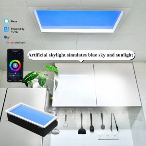 Aluminum Alloy LED Artificial Skylight High Light Intensity Wide Coverage