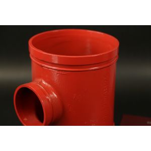 Military Ship Piping System Grooved Tee Fittings 362 PSI End Pressure Rating