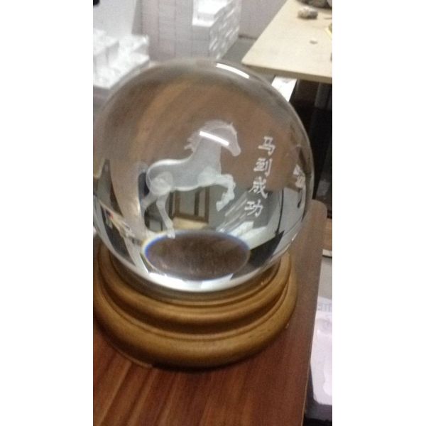 3D Crystal laser inner carve