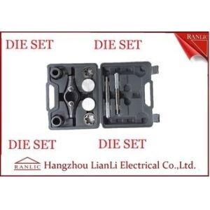Steel Iron Conduit Thread Die Set 20mm 25mm For GI Conduit With PVC Box