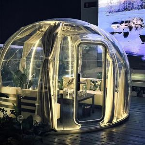 OEM Modular Polycarbonate Dome House Custom Size PC Geodesic Dome for Commercial