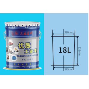 18L Tinplate Metal Paint Bucket For Industrial Paints