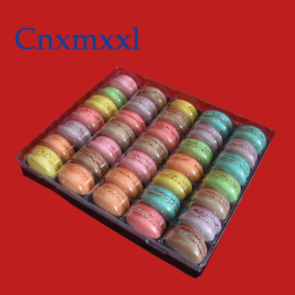 Customize design OEM macarons cakes chocolates plastic blister thermoforming vacuum clamshell packaging