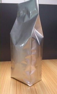 Quality Plain Silver Bottom Plastic Pouches Packaging Recyclable Heat Seal for sale