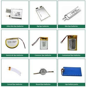 IEC62133 301525 80mah 110mah Rechargeable Lithium Polymer Battery 3.7V