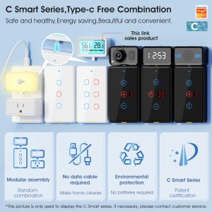 Wifi Indoor Hygrometer Thermometer Sensor With Backlight Remote App Voice Alexa