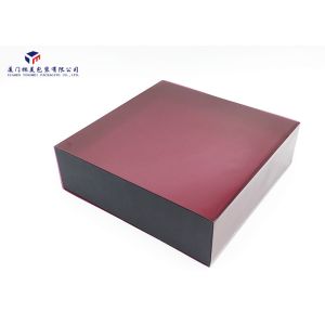 Wholesale Purple Rectangle Shape Custom Printed Plastic Boxes Clear PVC Sleeve 25.5*25.5*9cm from china suppliers