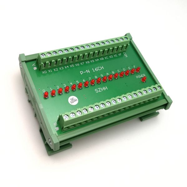 PLC Signal Conversion Module Level Polarity Converter NPN to PNP 16 Ways