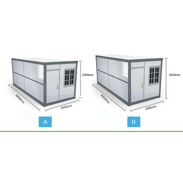 Outdoor Accommodation Solution Flat Pack Container House 40ft with Sandwich Panel