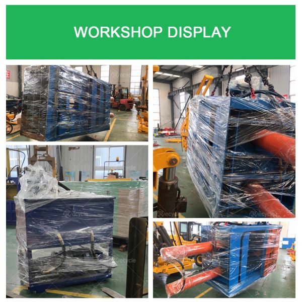 Customized Packaging Vertical Baler Machine for Cardboard Plastic Semi Automatic