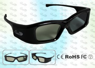 Rechargeable 3D PC home use active shutter 3D glasses