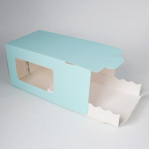 Food Packaging Paperboard Box Eco Friendly Cake Box Bakery Food CMYK/Pantone