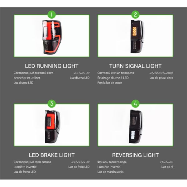 6 Inch LED Car Tail Lights