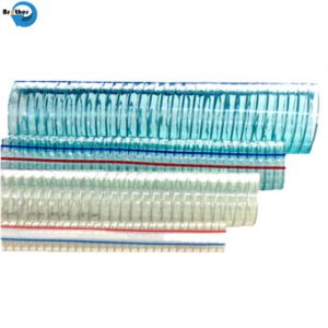 Transparent/Clear Food Grade PVC Steel Wire Reinforced Suction Hose