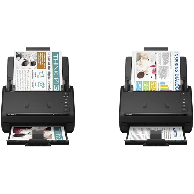 Workforce ES-500W II Wireless Color Duplex Desktop Document Scanner for PC and Mac