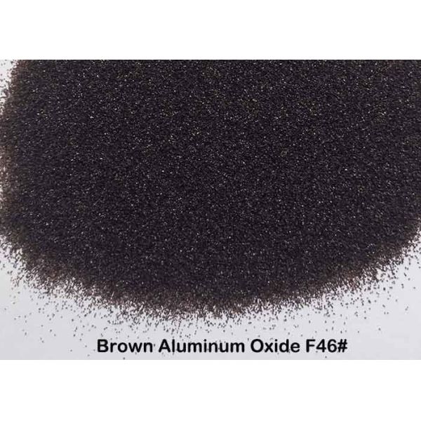 Surface Preparation Brown Aluminum Oxide Grit High Compression Strength Blasting