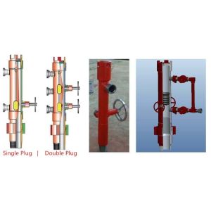 Oil Drilling API Double Plug Cement Head With Manifold 2" 1502 Union