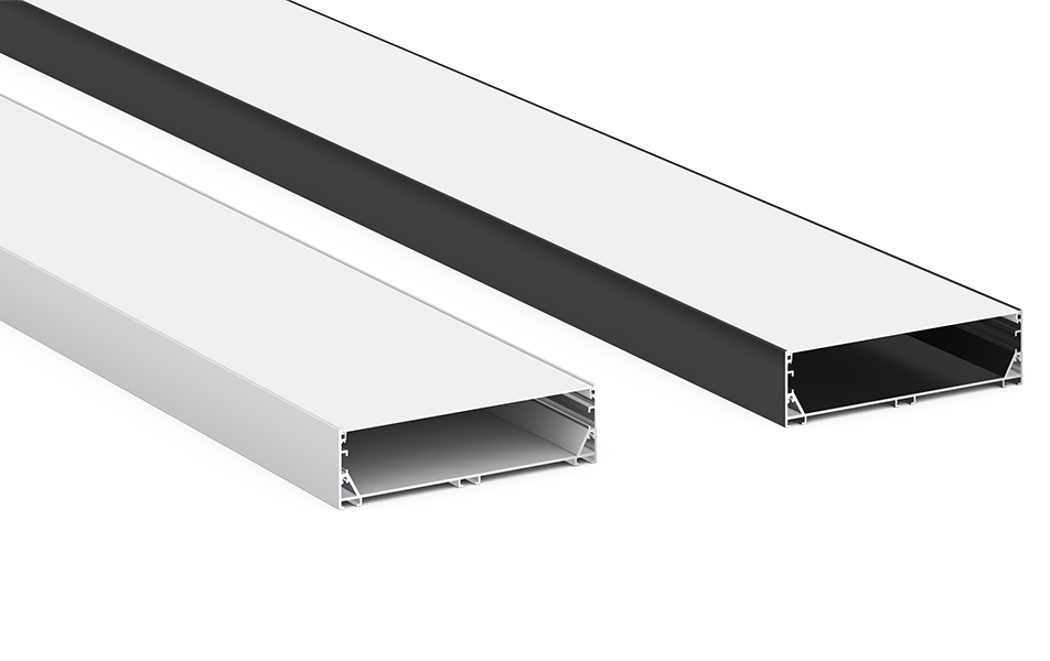 LEDCORP® Surface Mounted LED Lighting with Customized Aluminum Profile For Office Gym Hotel