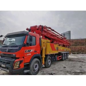 Vibrating Amplitude of 2.6mm 67m Concrete Boom Pump 2020 Year Sy Zoomlion Volvo