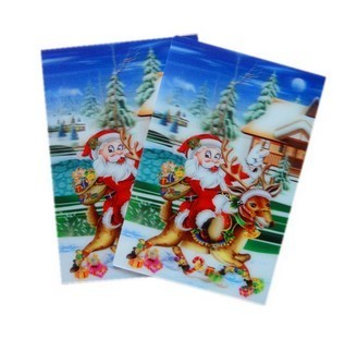 Quality PLASTIC LENTICULAR cheap lenticular animated printing pet 3d cards for sale