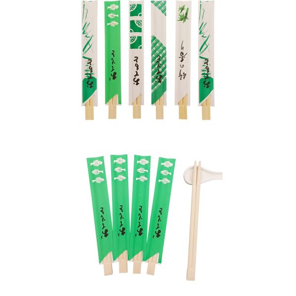 Easy To Clean Custom Bamboo Chopsticks Food Store Personalized Chopsticks Bulk