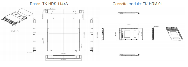 144 Core Super-high Density MPO Patch Panel