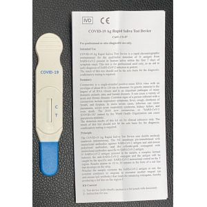 One Step COVID - 19 Ag Rapid Saliva Test Device Lollipop Test Kits Easy Fast