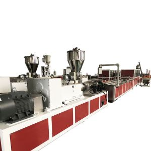 High Output 100-120KG/H PVC Shutter Profile Extrusion Machine