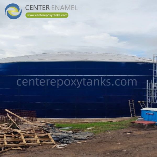 Aluminum Dome Roof for Sludge Digestion Tanks: Provides a sealed environment for