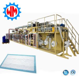 Full Servo Automatic Underpad Making Machine with PLC Control Nursing Pad