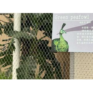 Stainless Steel Zoo Rope Mesh 83x138mm Rhomboid Hole for Animal Enclosures