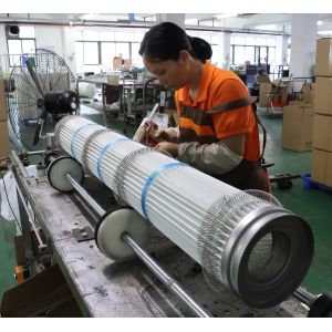 Industrial Customized 250x150 Cartridge Air Filter Element Cotton and Fiberglass