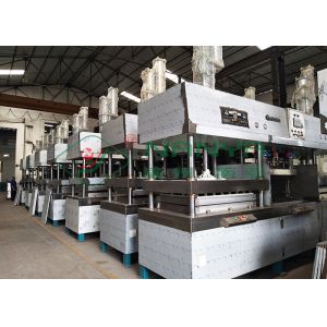 Electronic Paper Pulp Moulding Machine , Pulp Molding Tableware Equipment
